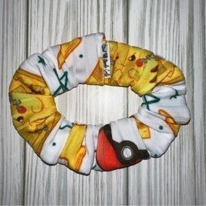 $7ea or 3/$15 Pokemon Pikachu Pokeball hair Scrunchie new